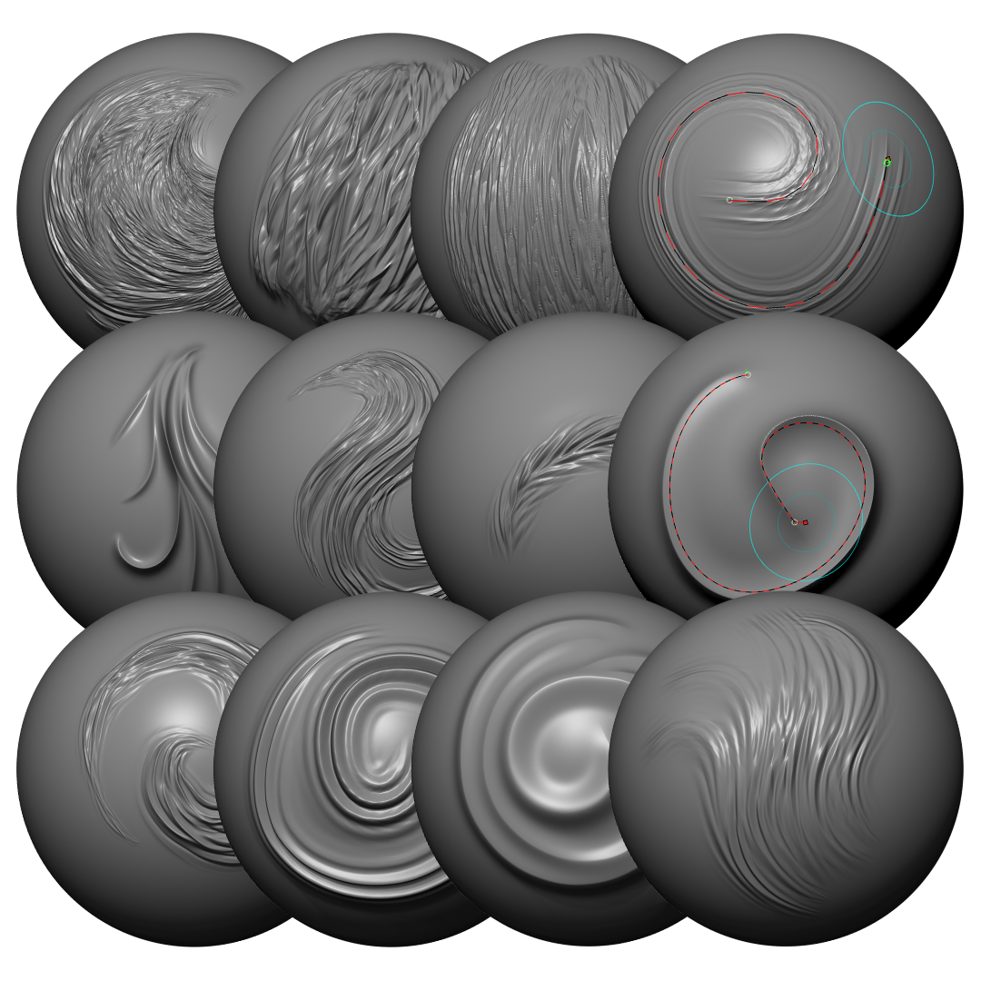 Sculpting_hair_brushes_pack