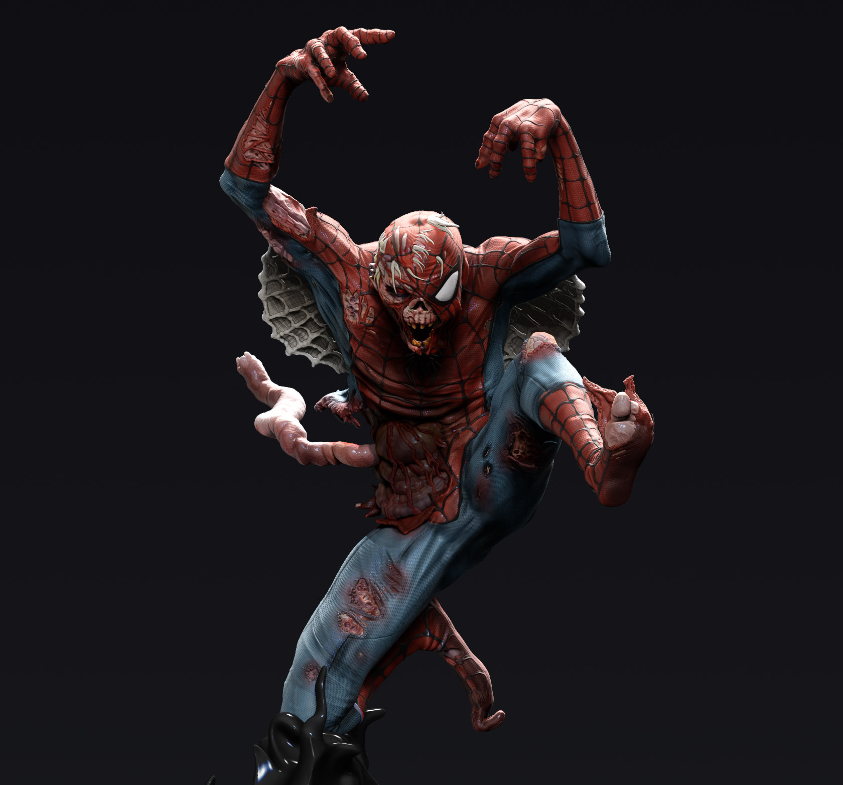Marvel - Spider Zombie - ZBrushCentral