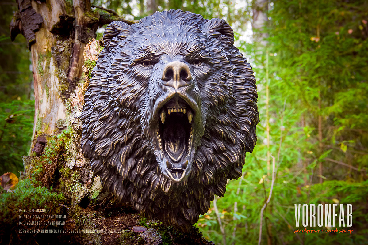 angry-roaring-bear-animal-head-sculpture-01