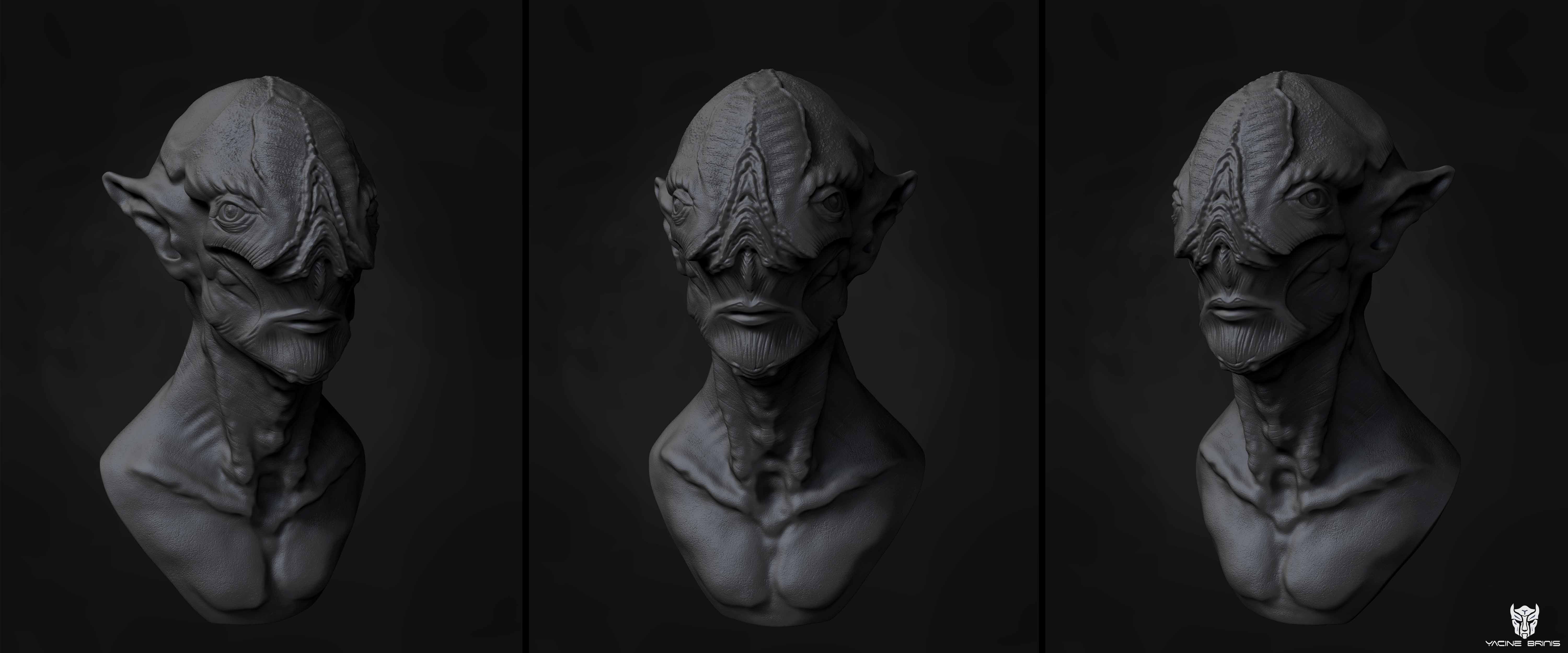 Alien 02 Creature Design Monster By Yacine BRINIS High-Poly.jpg