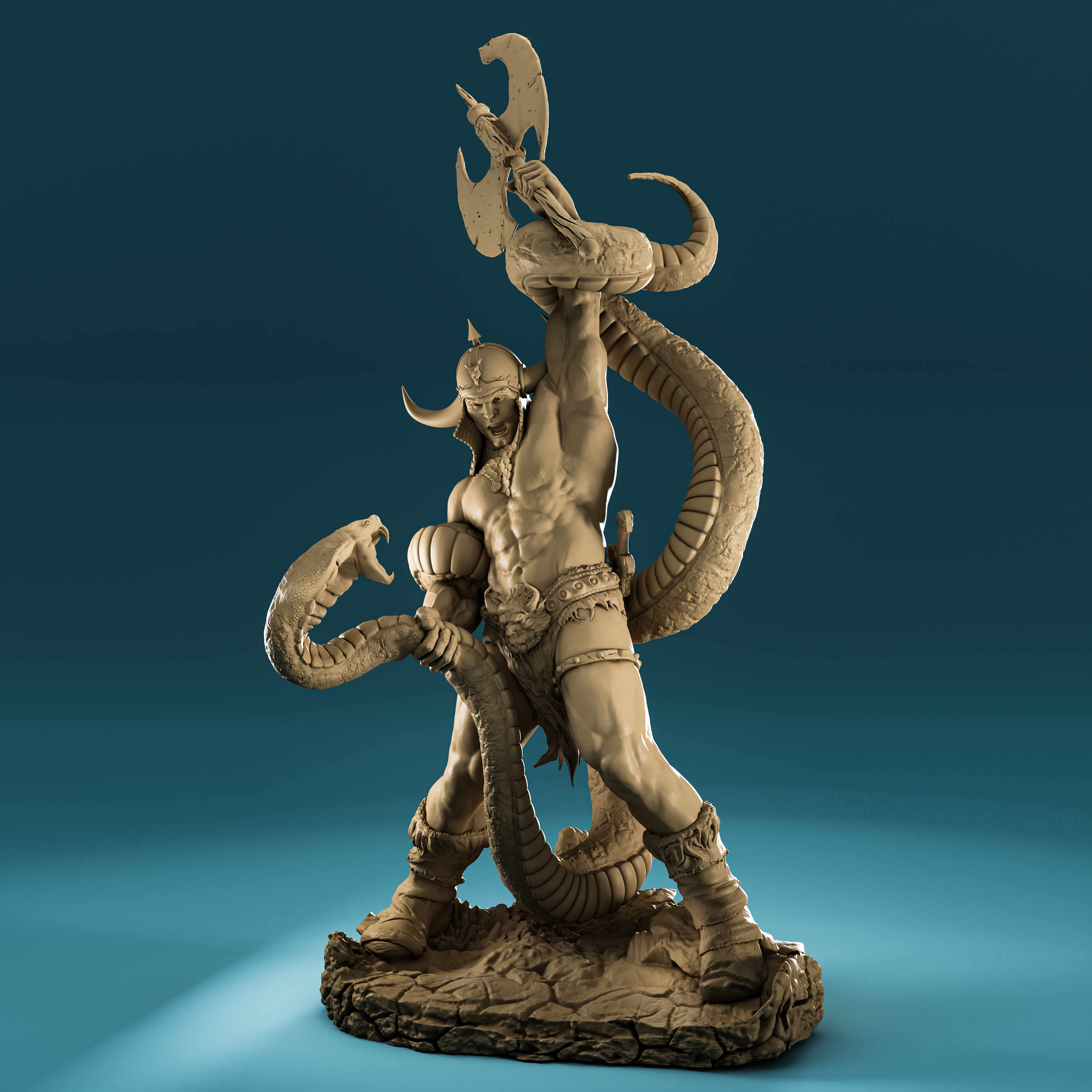 KEN KELLYS Snake Pit ガレージキット　コナン　CONAN Conan the Barbarian | Snake Pitt / 1992 (Ken Kelly) | 3D