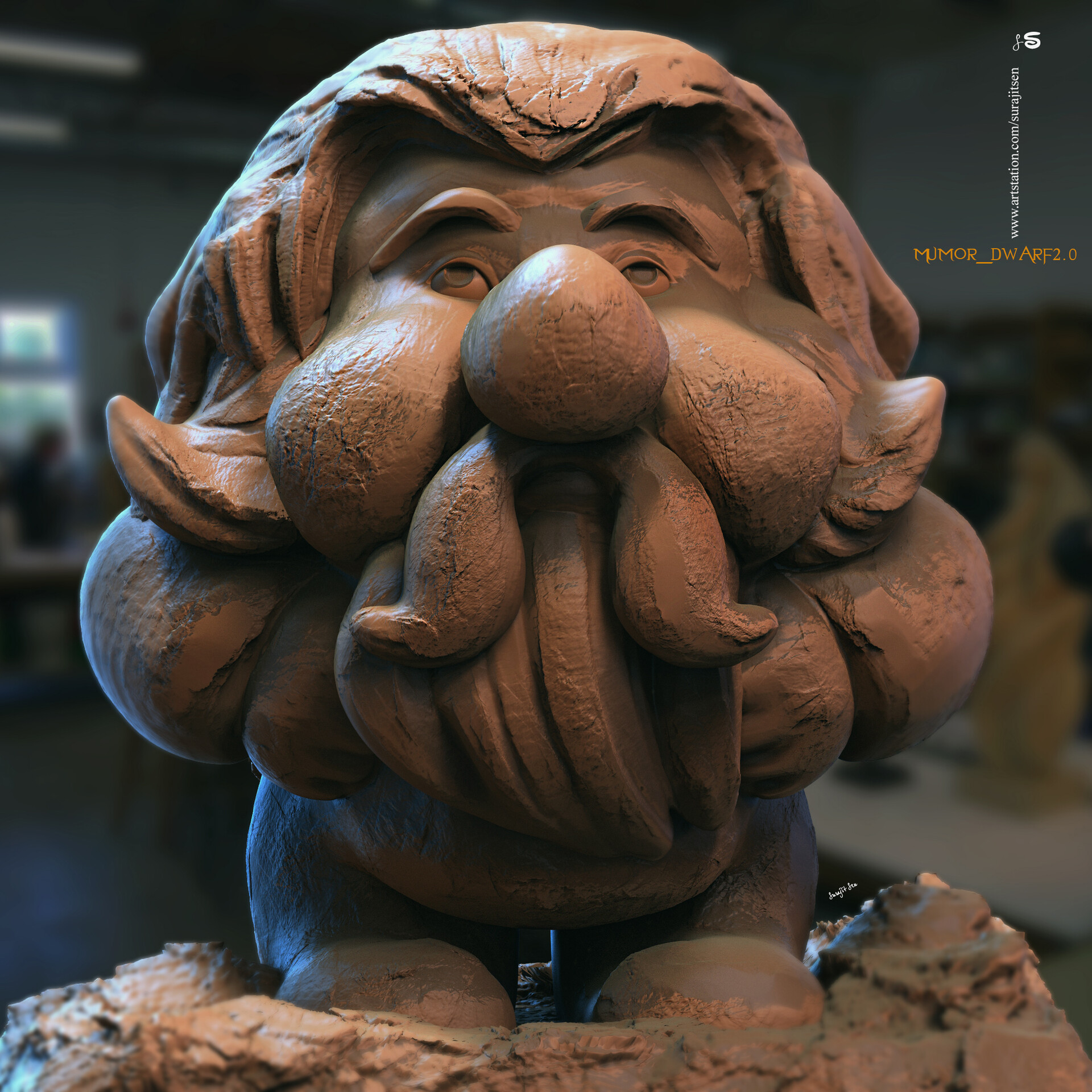 Mumor_Dwarf2.0_Digital_SCulpture_SurajitSen_May2020A_L