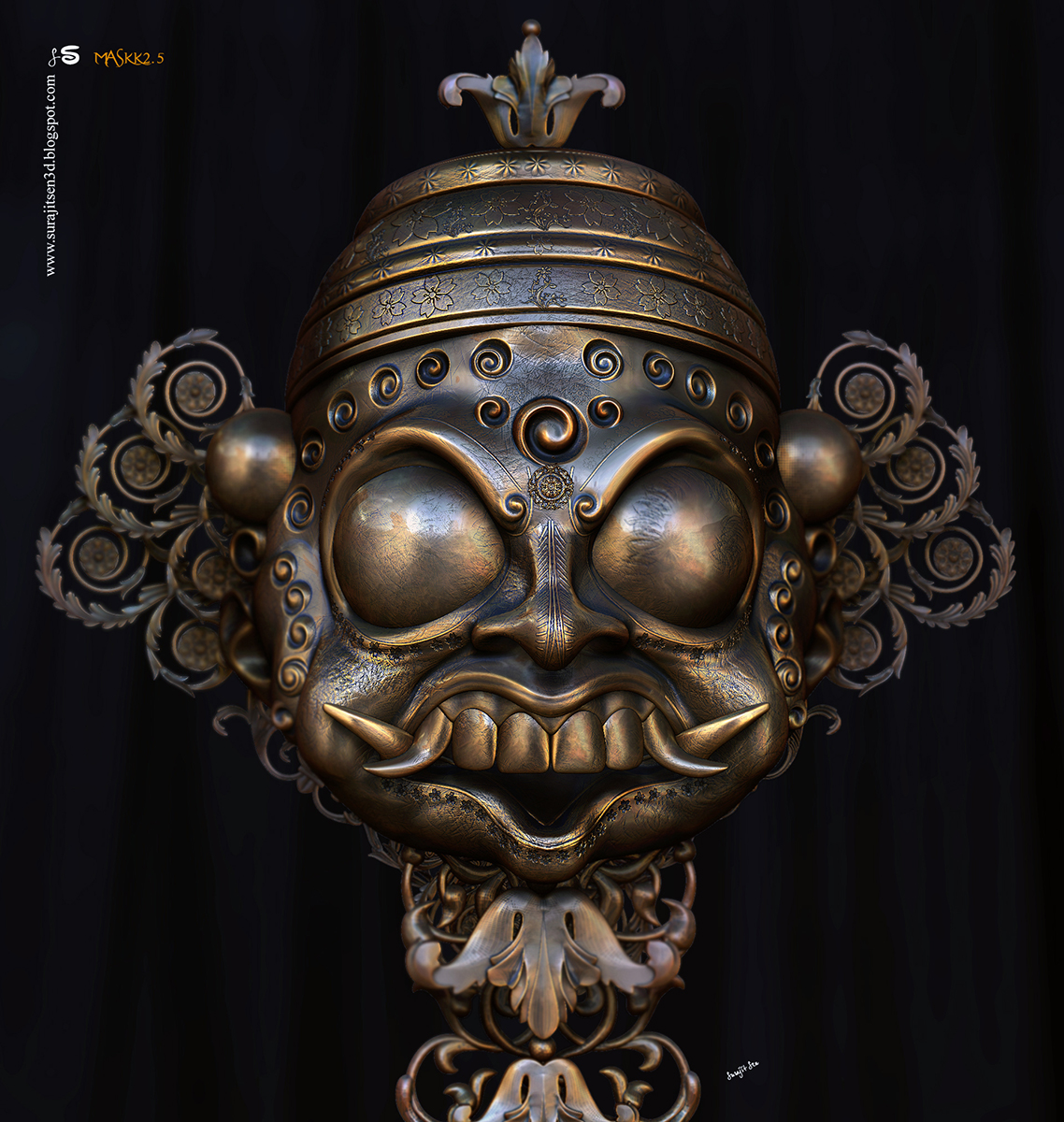 3_Maskk2.5_Digital_SCulpture_SurajitSen_Nov2020AL