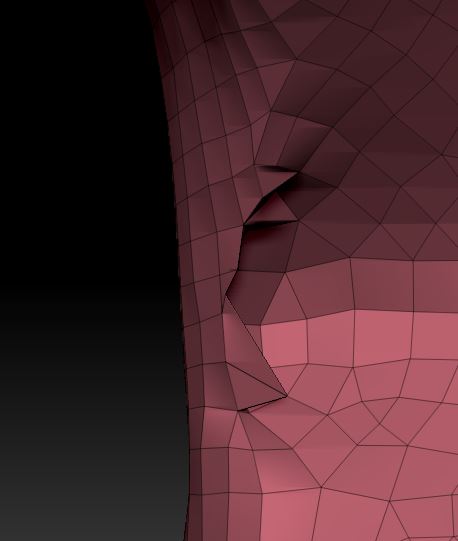 the resulting polygon does not contain any polygon zbrush