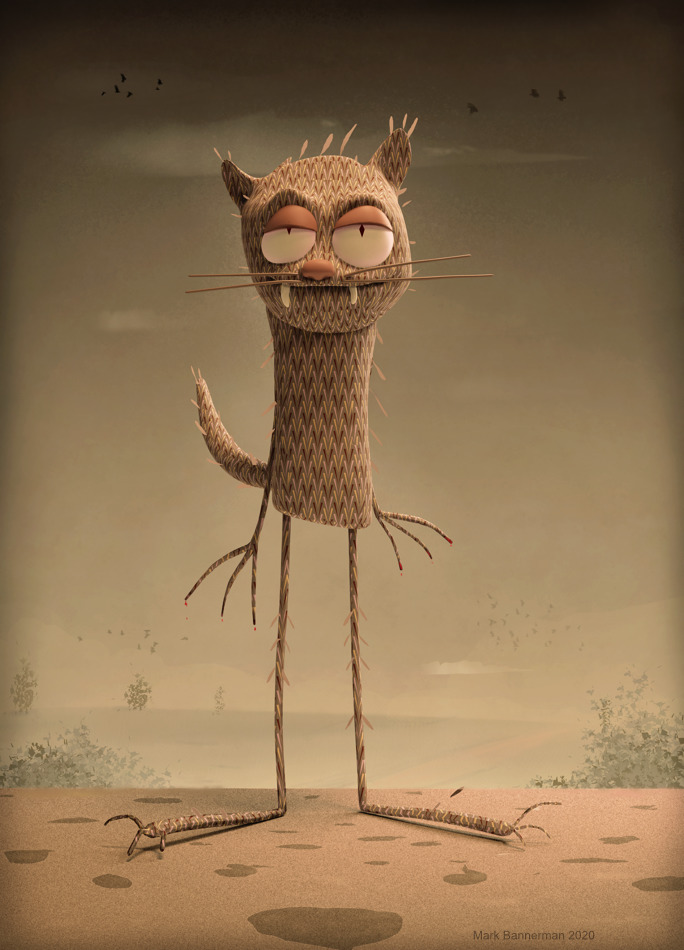 cat came to fight_Mark Bannerman