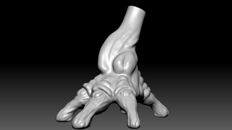 yacine-tazani-alien-realistic-foot-front-viewport