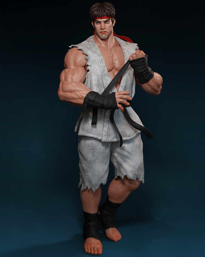 Ryu - Street Fighter - ZBrushCentral