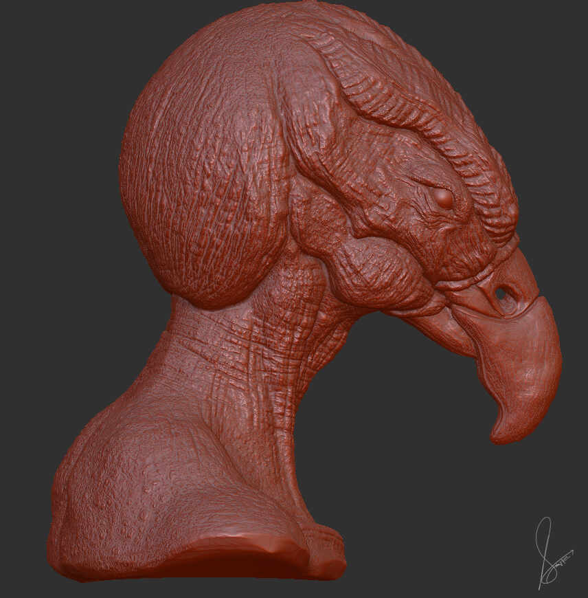 Birdinsect_Creature_Digital_SCulpture_SurajitSen_Jan2026_WIP6