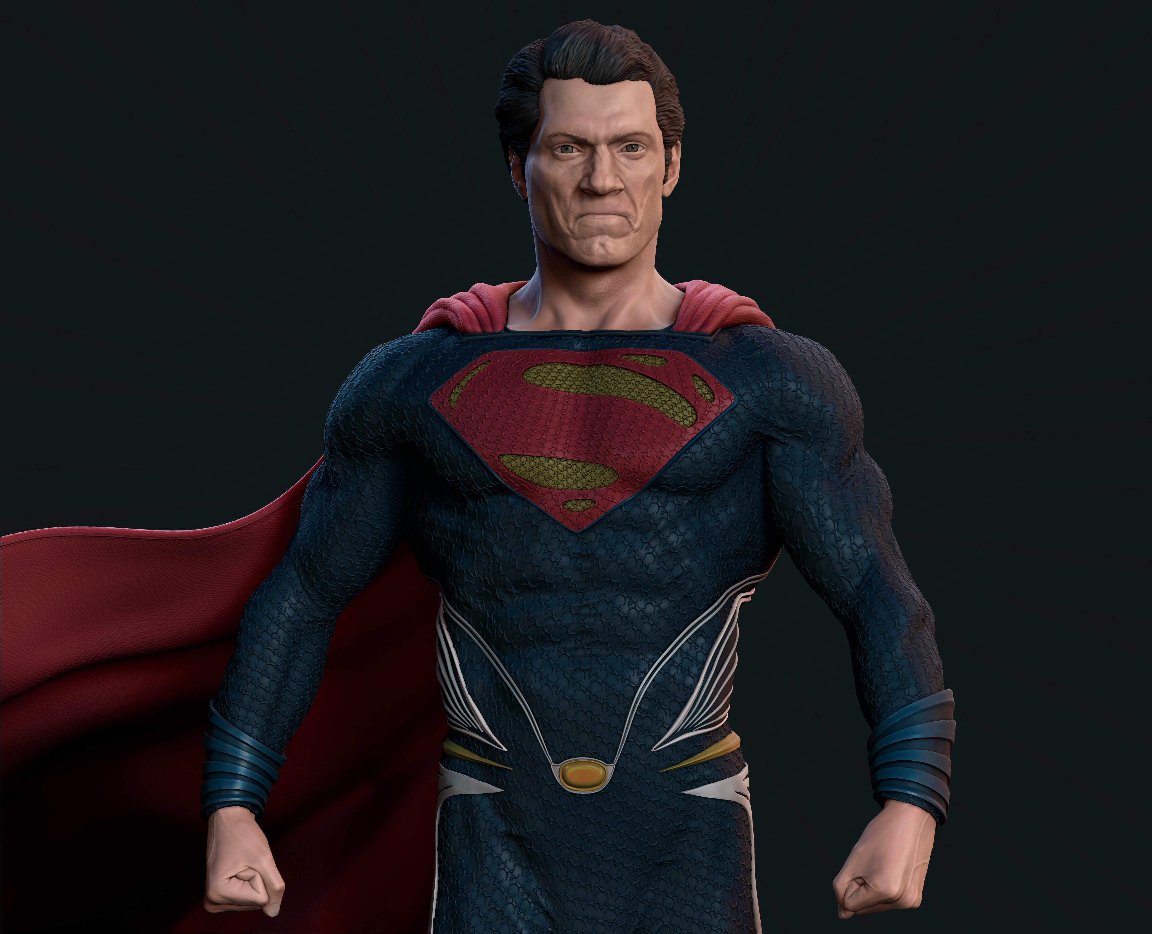 ArtStation - The best Superman is the great Henry Cavill.