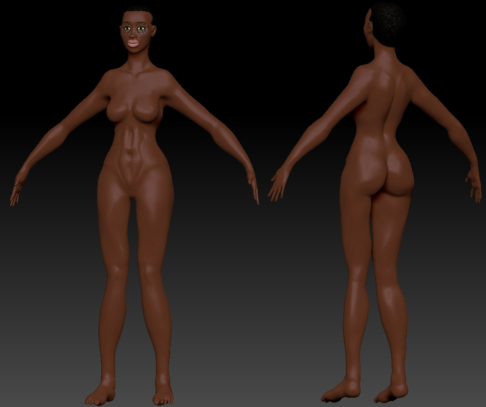 ZBrush Pharaoh WIP_Body.jpg