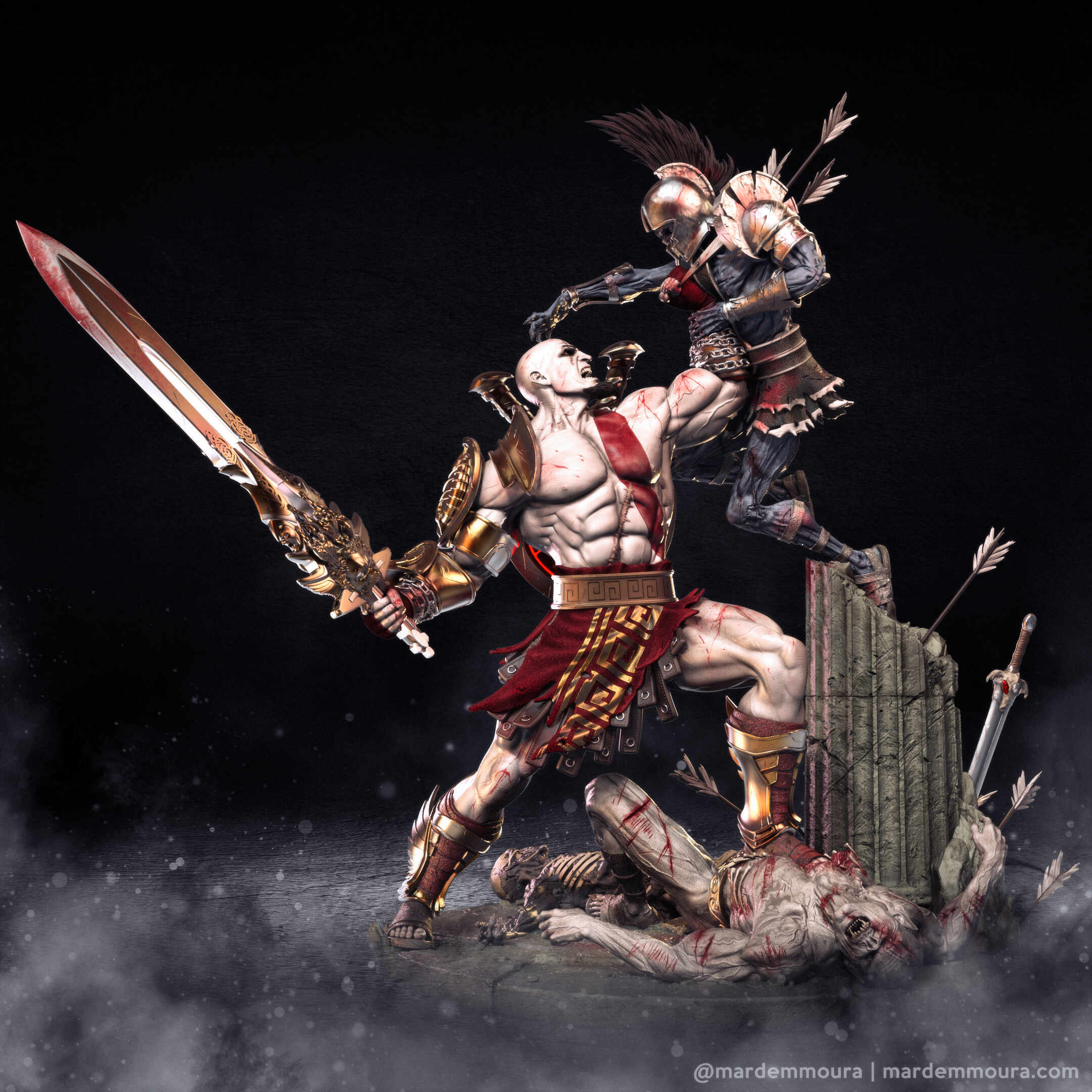 Does Kratos still have the Blade of Olympus?