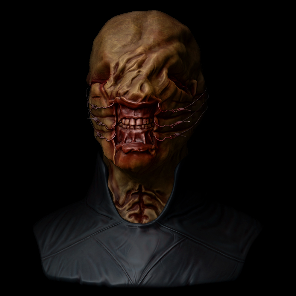 Chatterer Bust Zbrushcentral