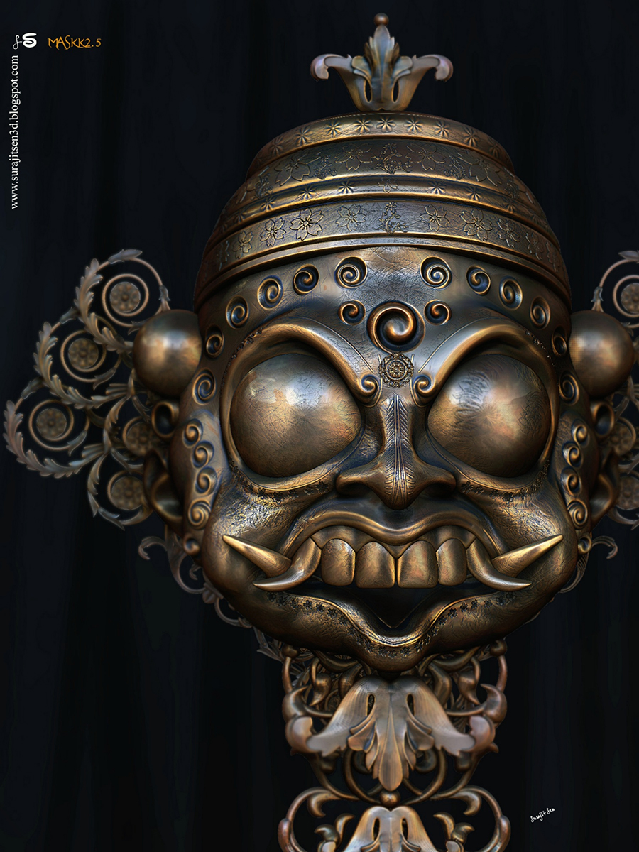1_Maskk2.5_Digital_SCulpture_SurajitSen_Nov2020AL1