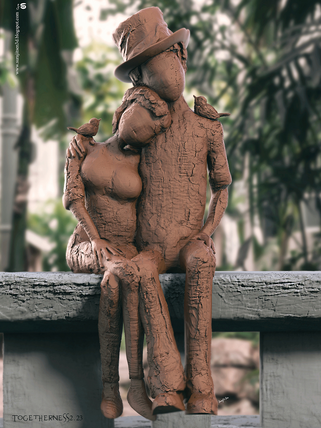 Togetherness2.23_Digital_SCulpture_SurajitSen_Oct2020AAB_L