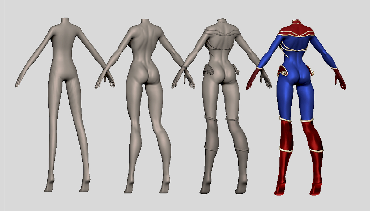 Captain Marvel Body WIP - Back.jpg