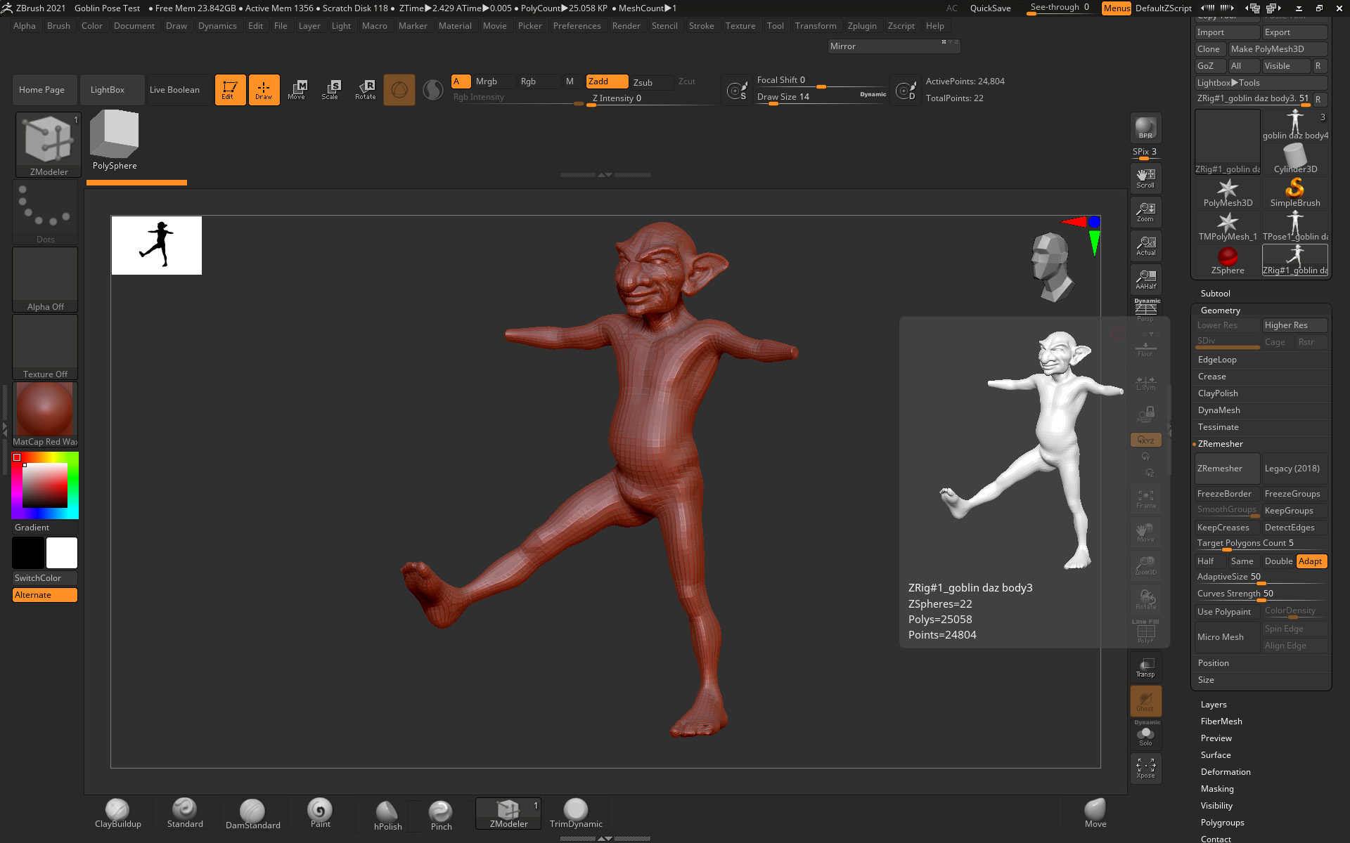 Zbrush T Pose question — polycount