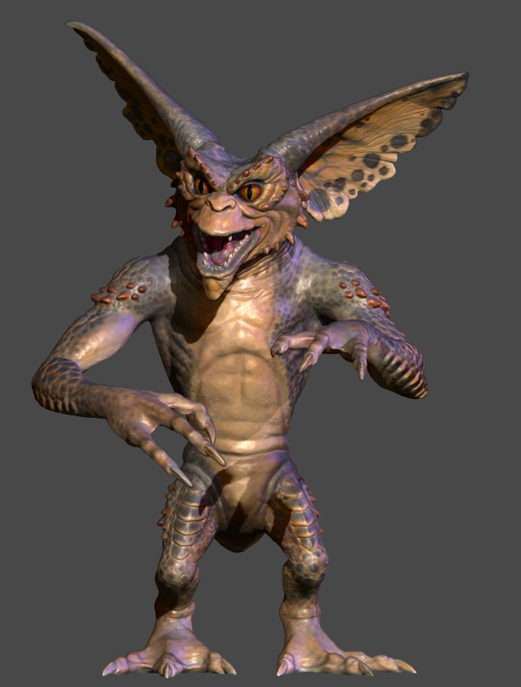 Brown gremlin front colour