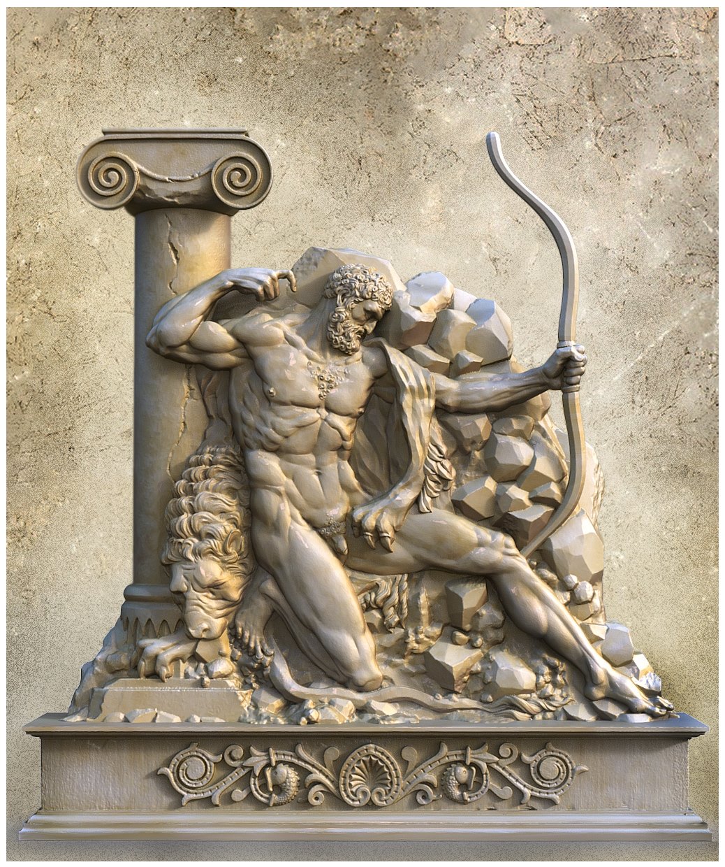 hercules with bow by AlexDubnoff.jpg