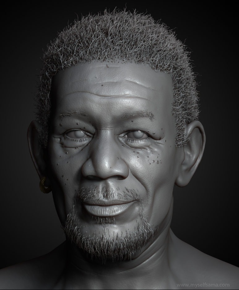 Jose Fernandez - Morgan Freeman Sculpt.jpg