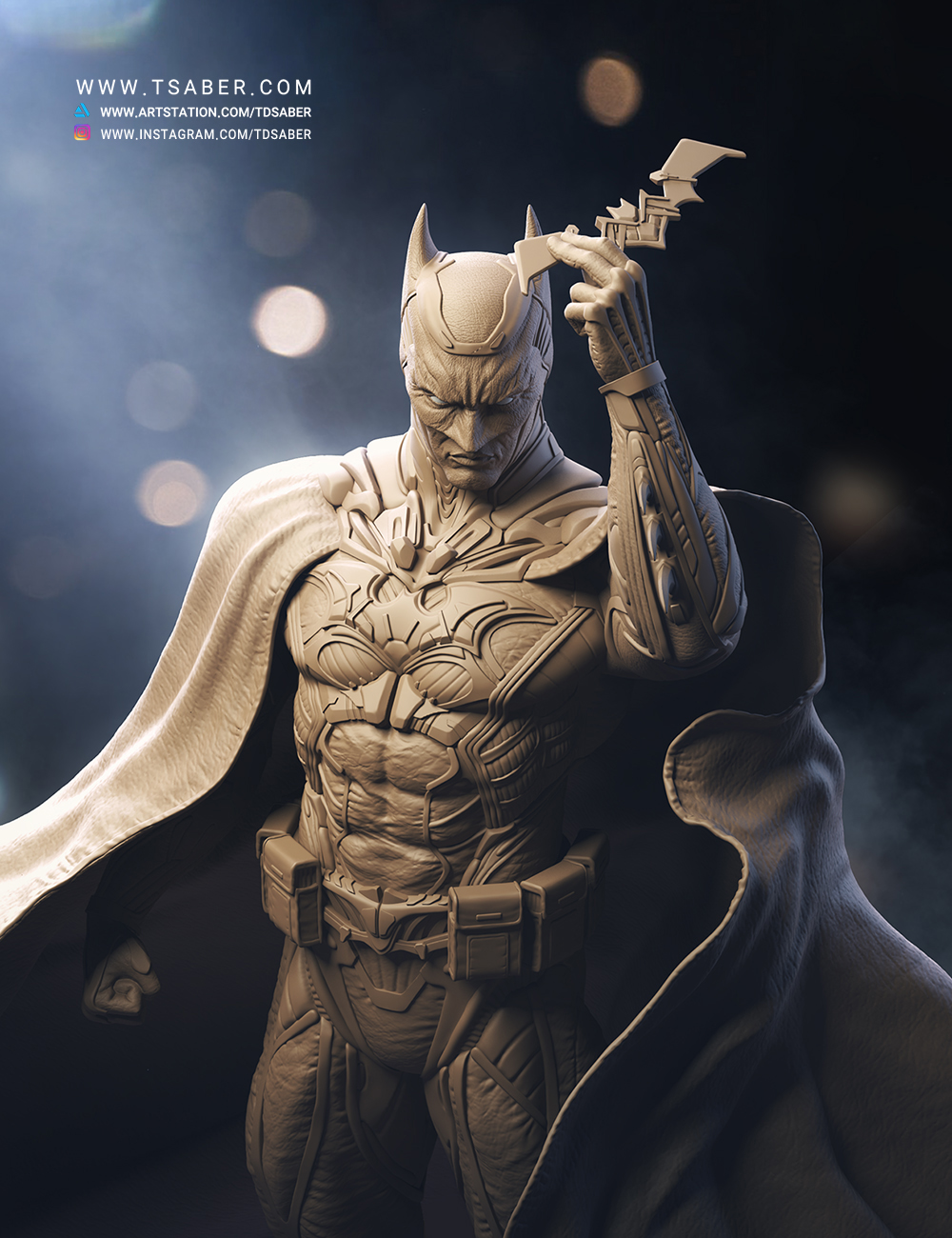 Batman Zbrush Sculpture -  Tsaber - 001