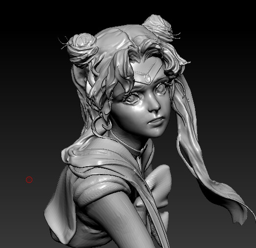 Sailor Moon Redraw (Resculpt) - ZBrushCentral