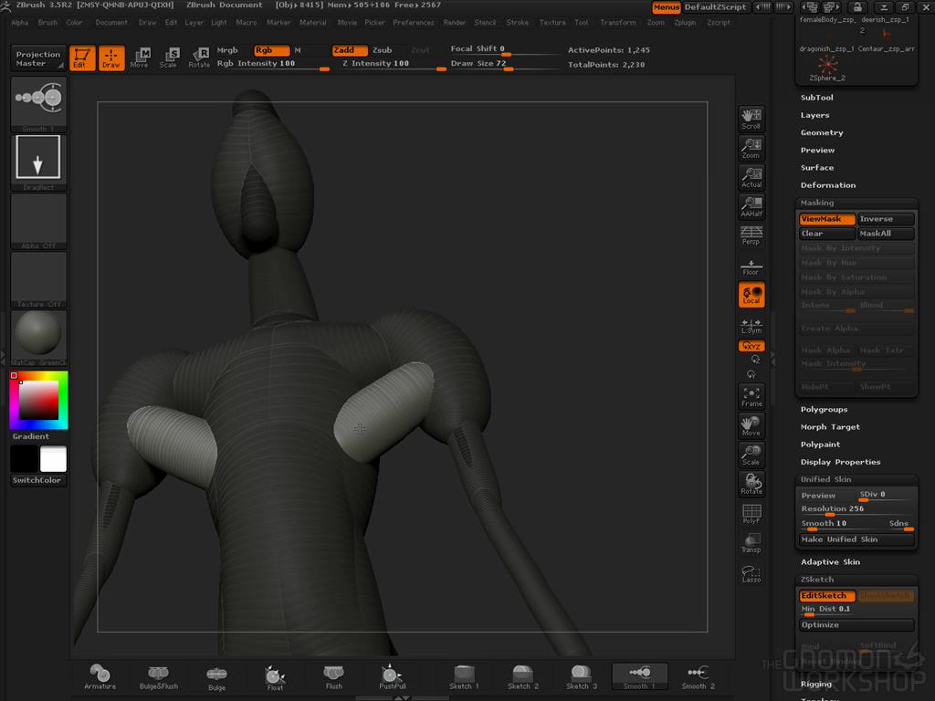 introduction to zbrush 4r4 introduction to zbrush 4r4