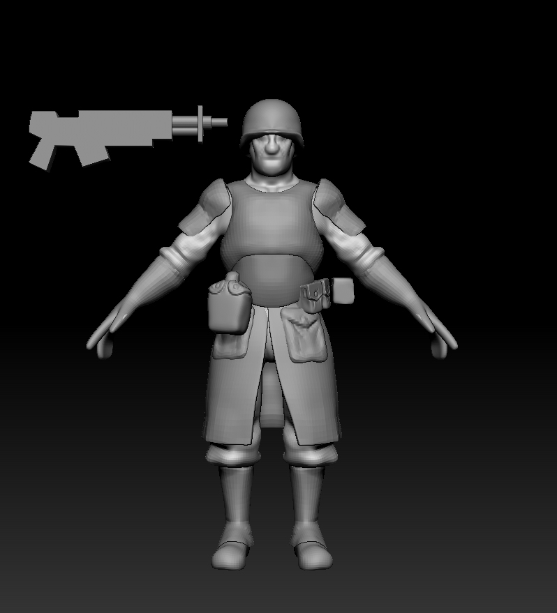Dust Tactics soldier 02 - blocking out front.jpg