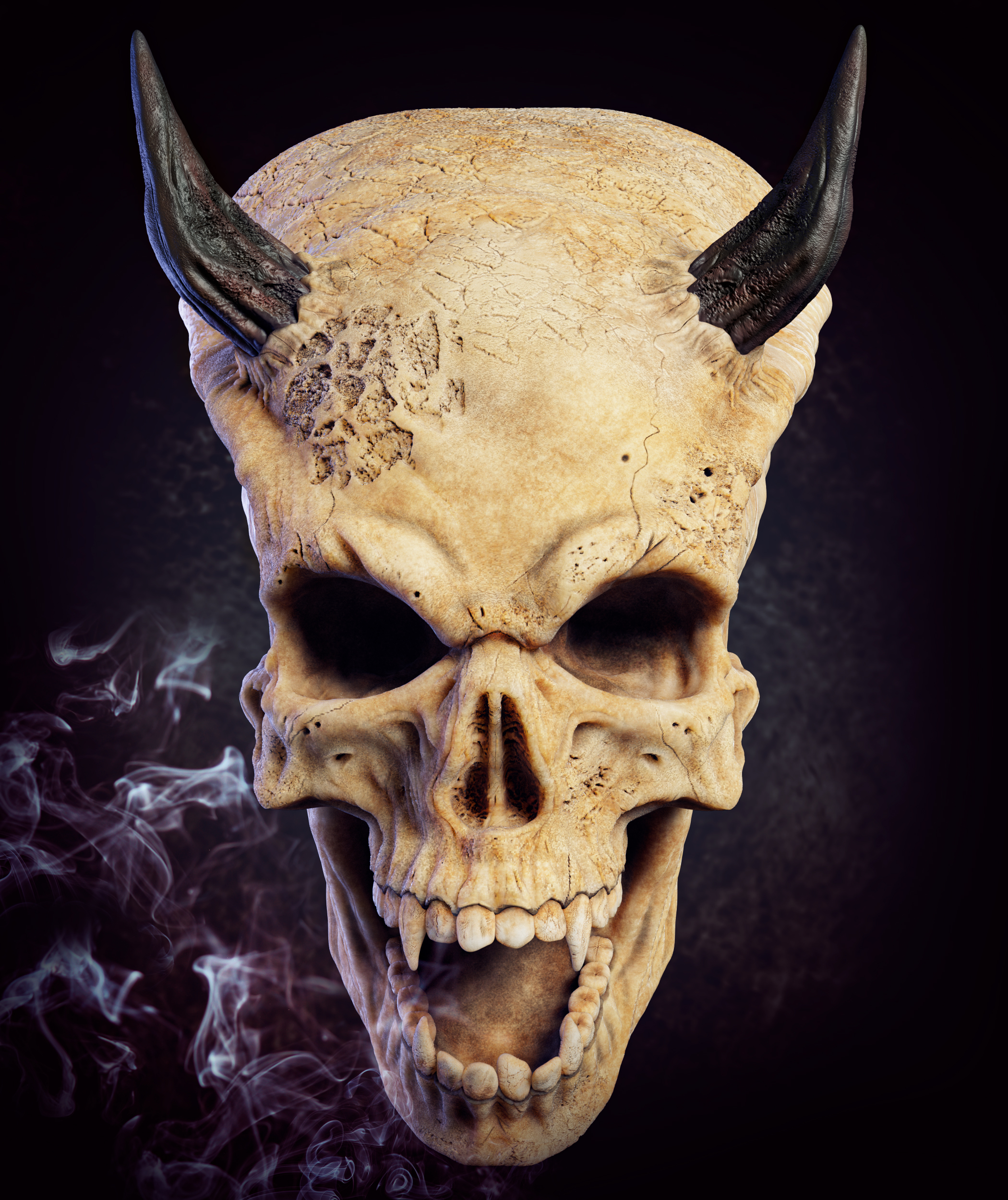 Devil Skull - ZBrushCentral