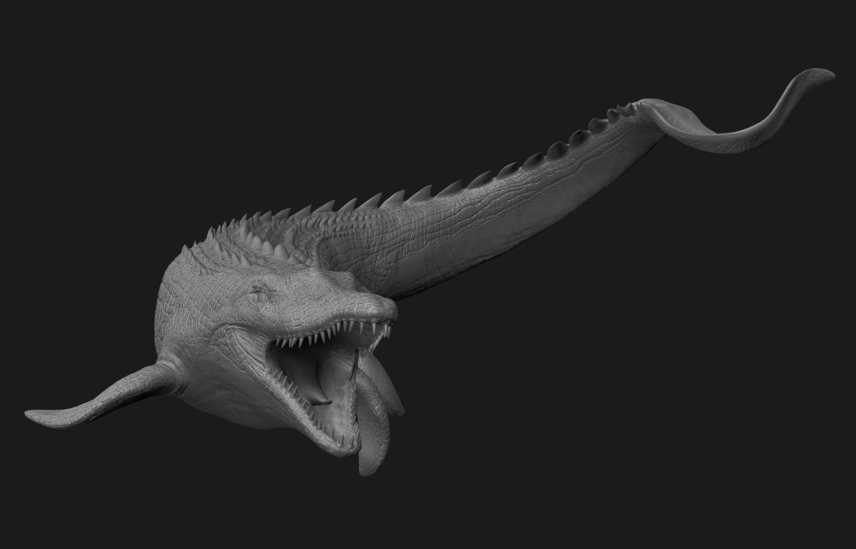 mosasaurus_A_clay_s
