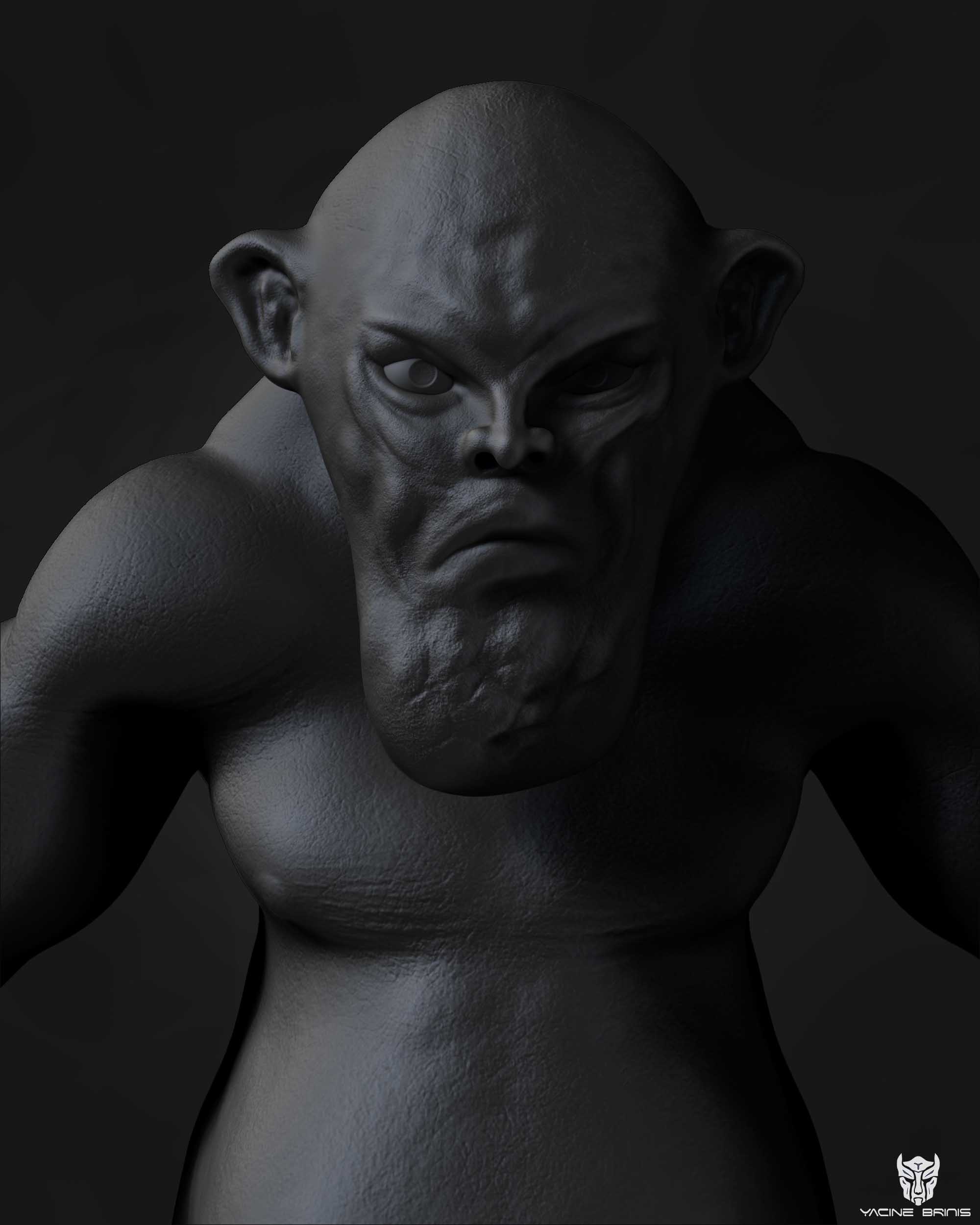 Render King Goblin 3D Creature Design By Yacine BRINIS .jpg