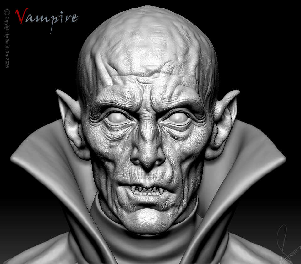 Vampire_Digital_SCulpture_SurajitSen_May2026AA_WIP