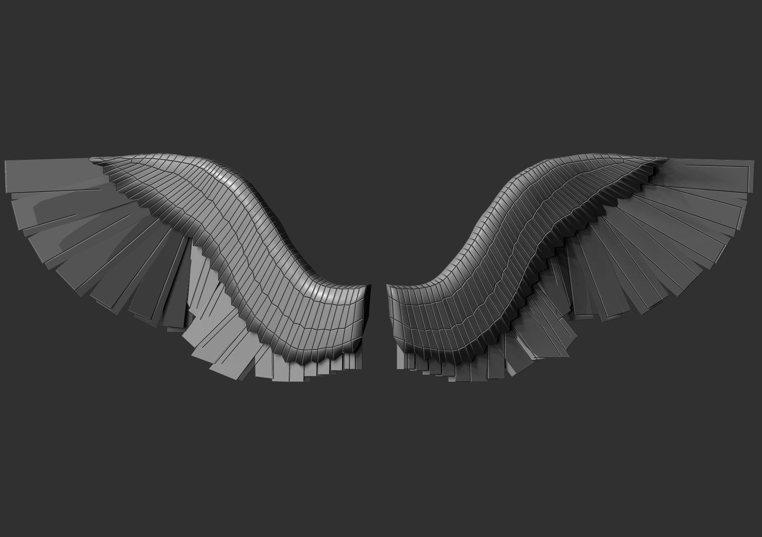 zbrush airplane wing