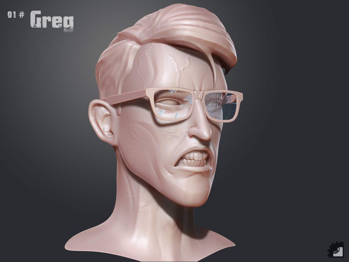 Head Study Zbrushcentral