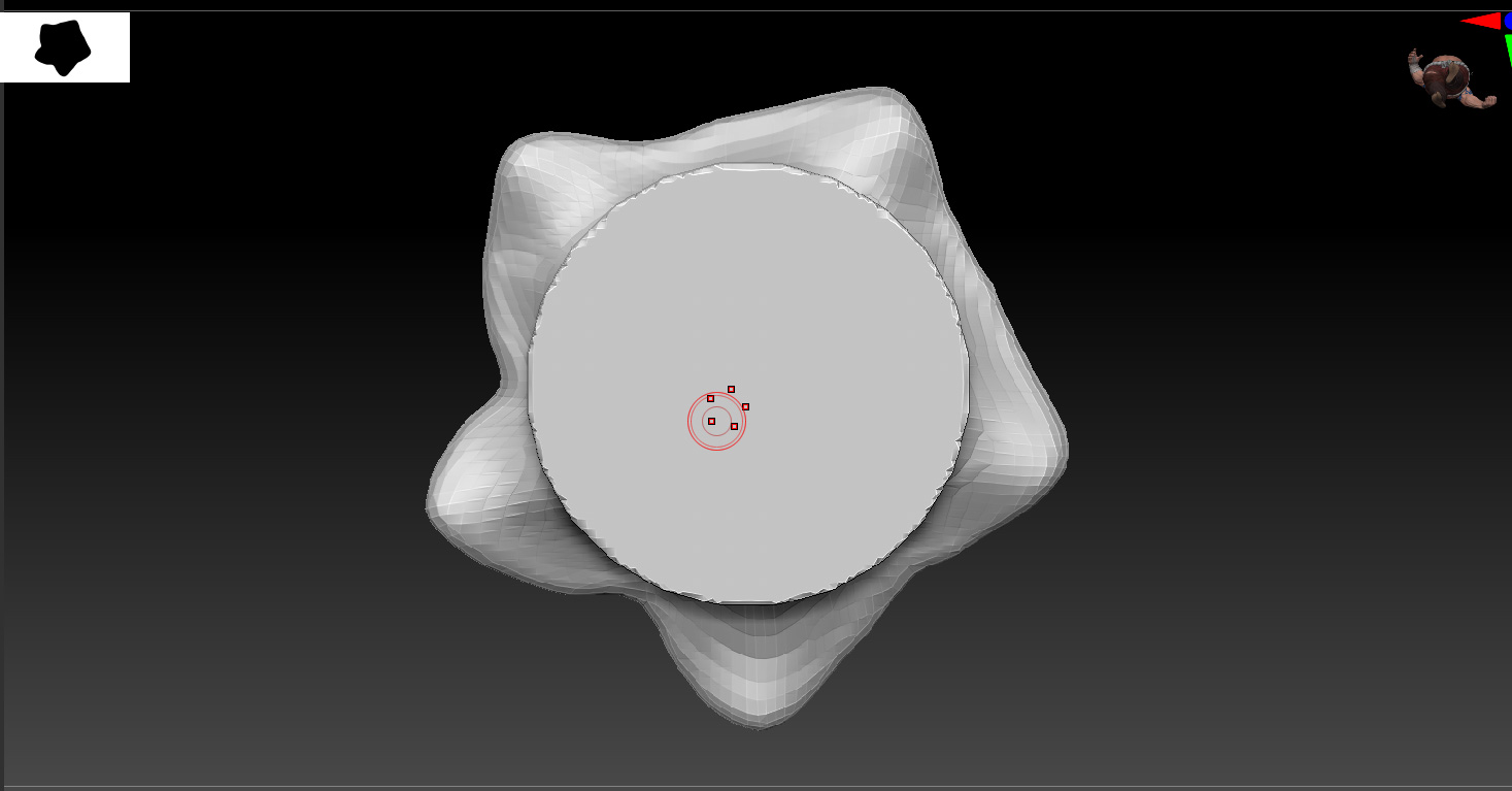 zbrush center object in view