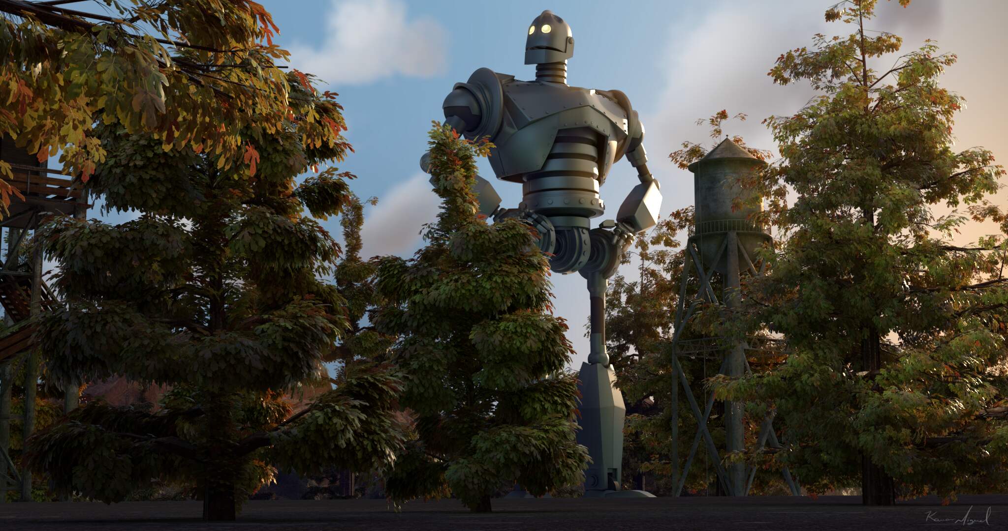 final render the iron giant