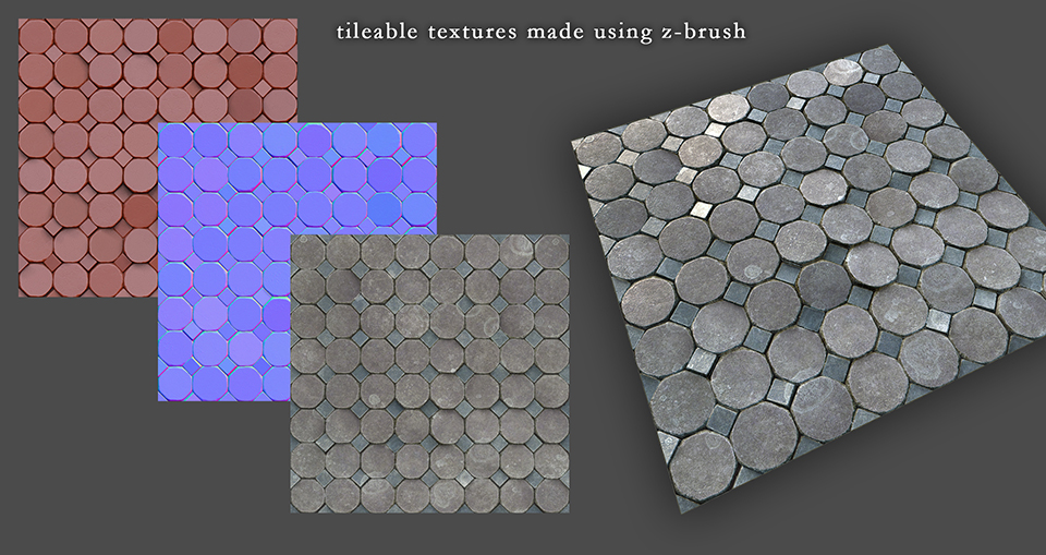 creating tileable floor texture zbrush