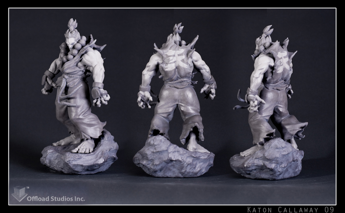 Street Fighter Akuma 3D Stl