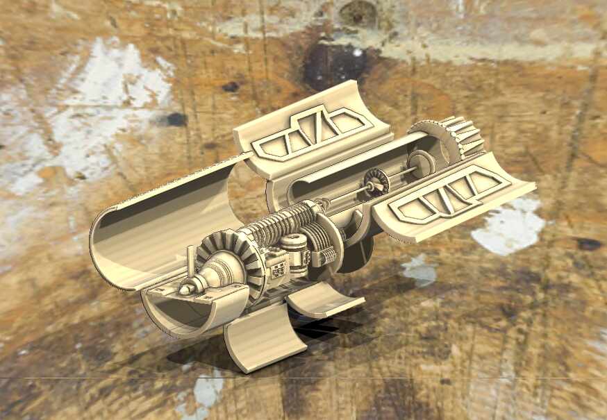 t-65 sublight engine WIP