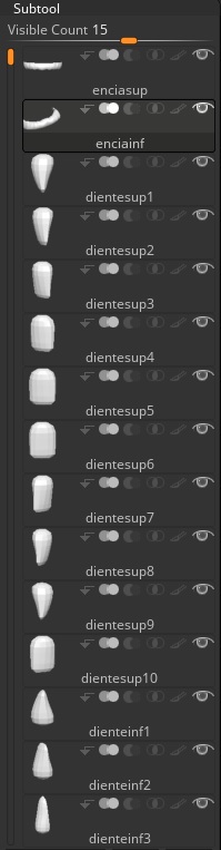 multiple subtools