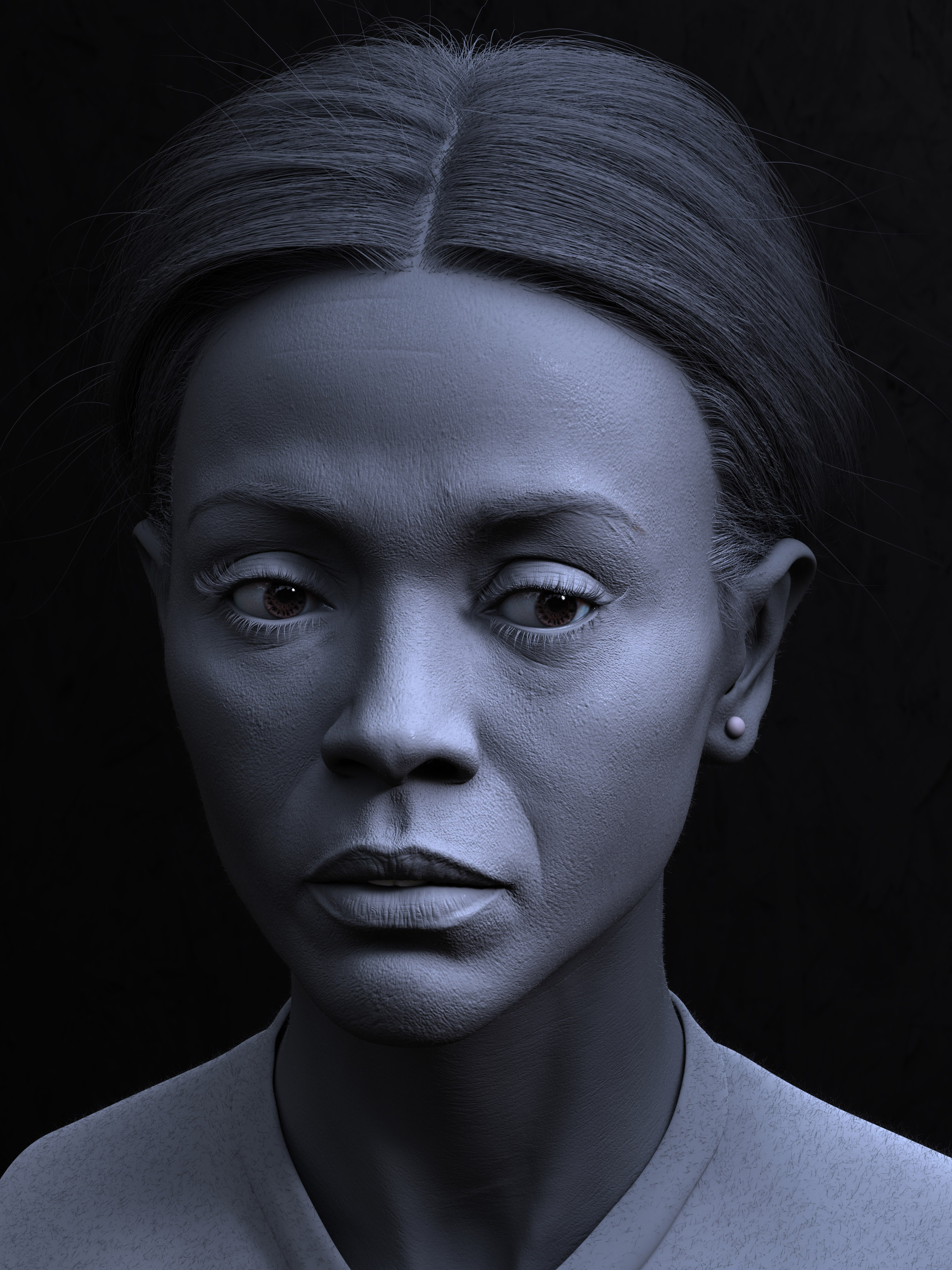 Zoe Saldana portrait - ZBrushCentral
