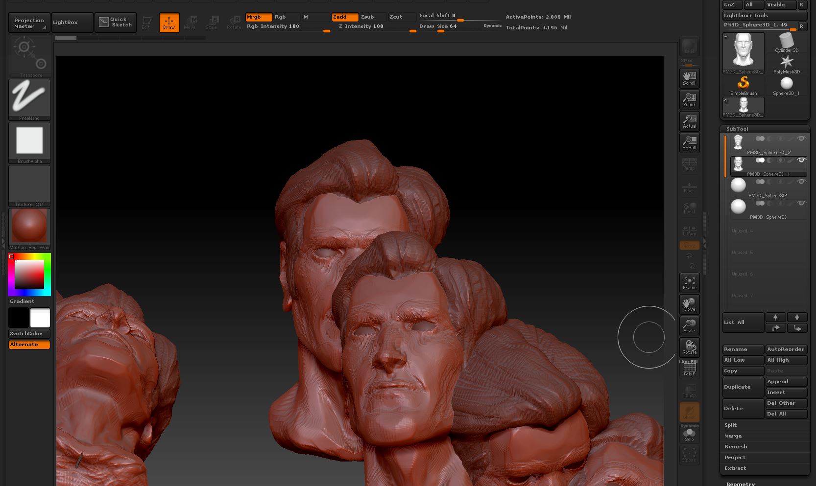 zbrush cant enter edit mode