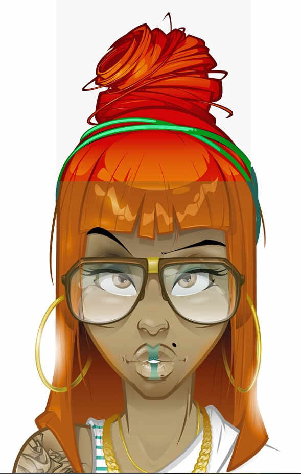 orangehairwoman_