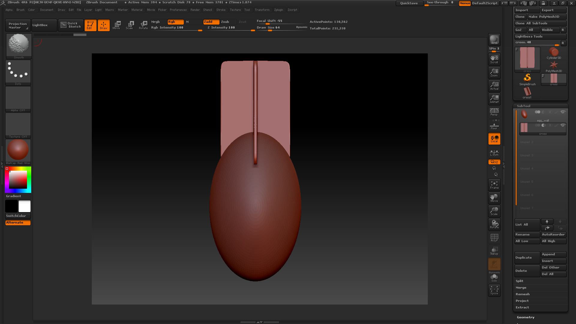 zbrush dynamesh subtract