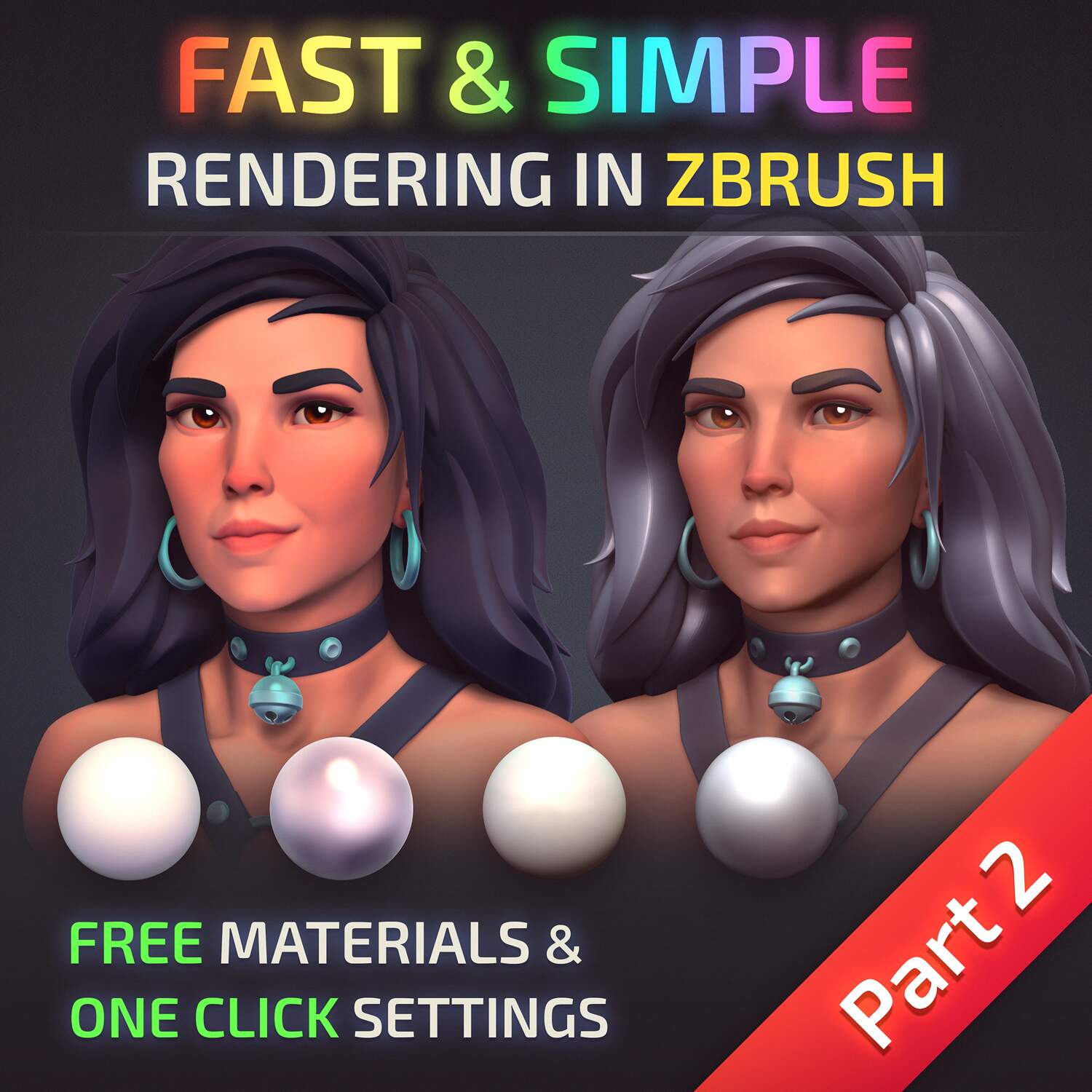 rendering in zbrush