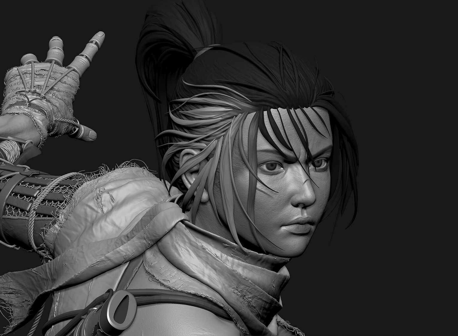 Sekiro Lady Wolf ZBrushCentral