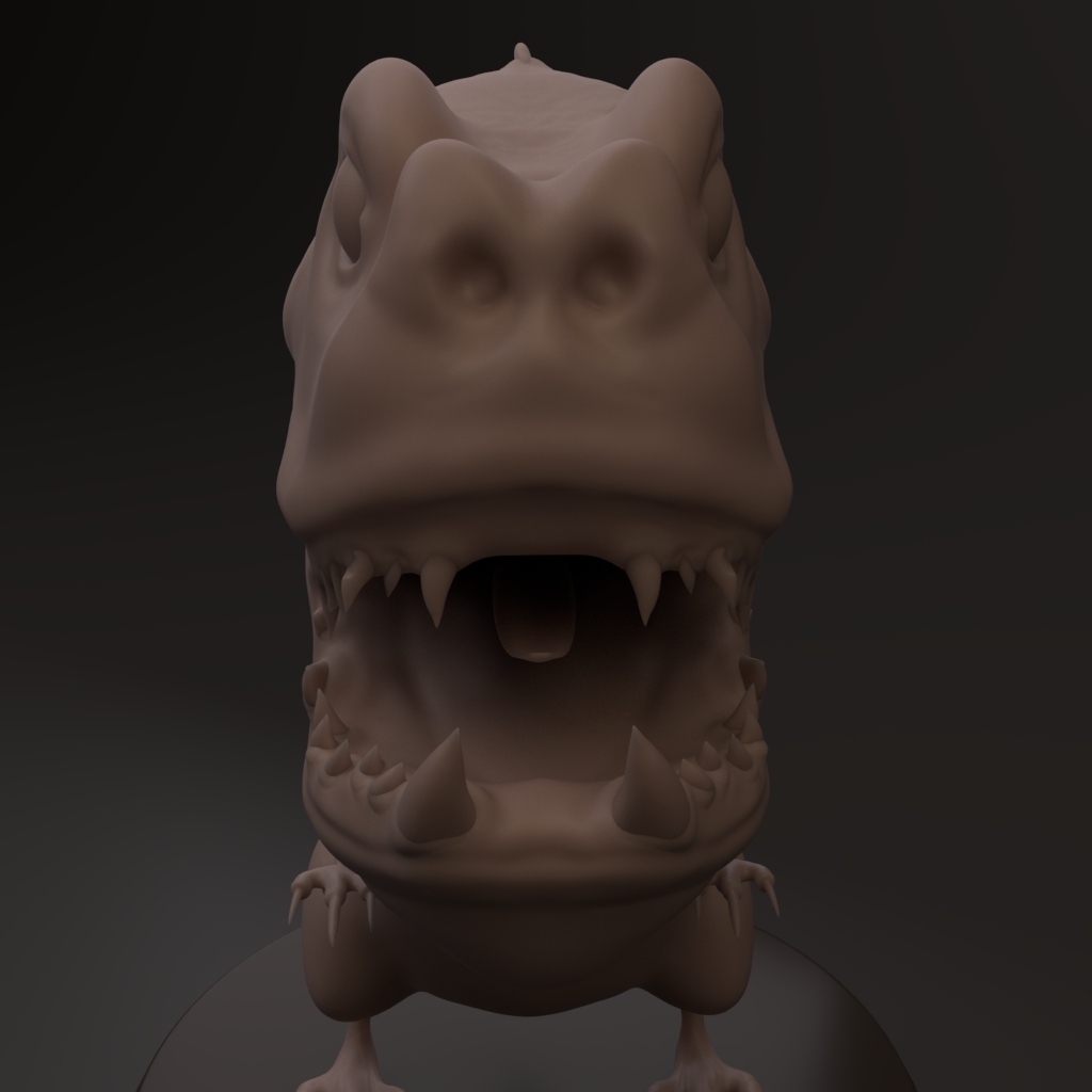 clay render zbrush