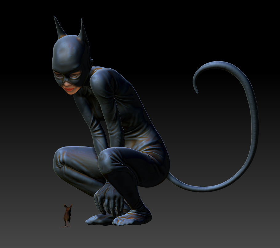 Catwoman WIP ZBrushCentral