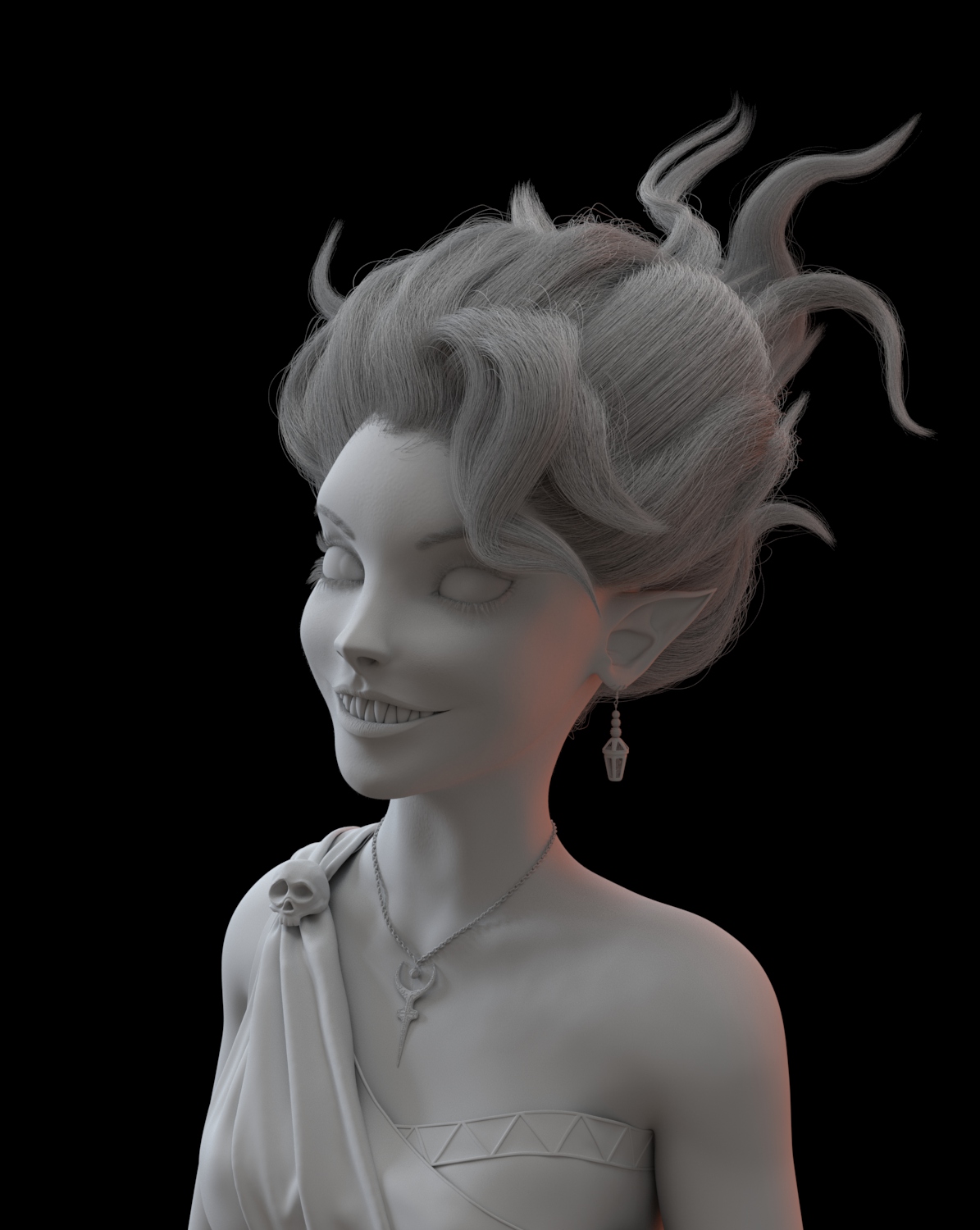 Hades Daughter - ClayRender