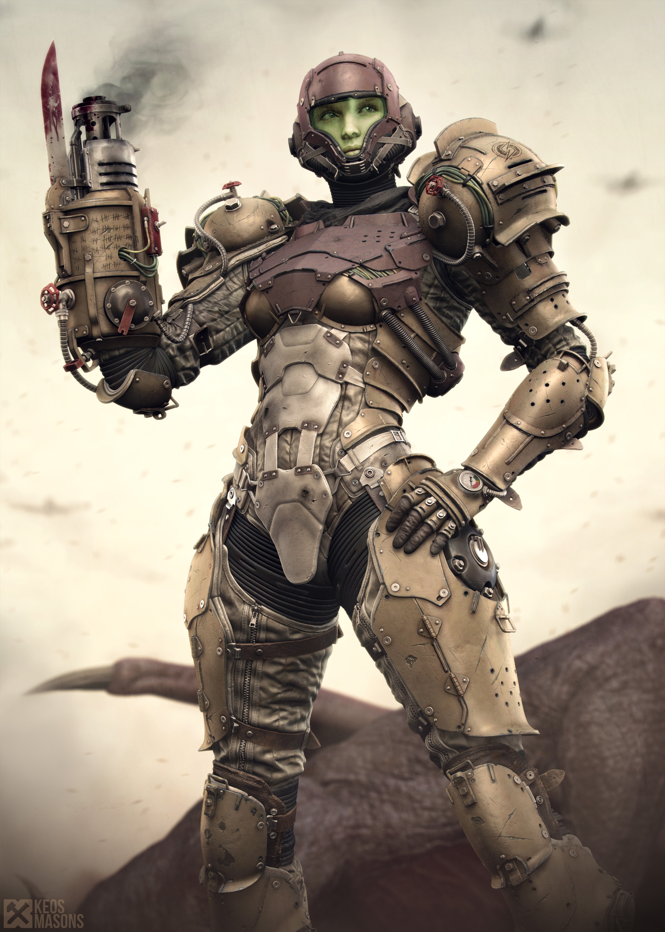 Panzer Samus - Metroid in World War II - ZBrushCentral