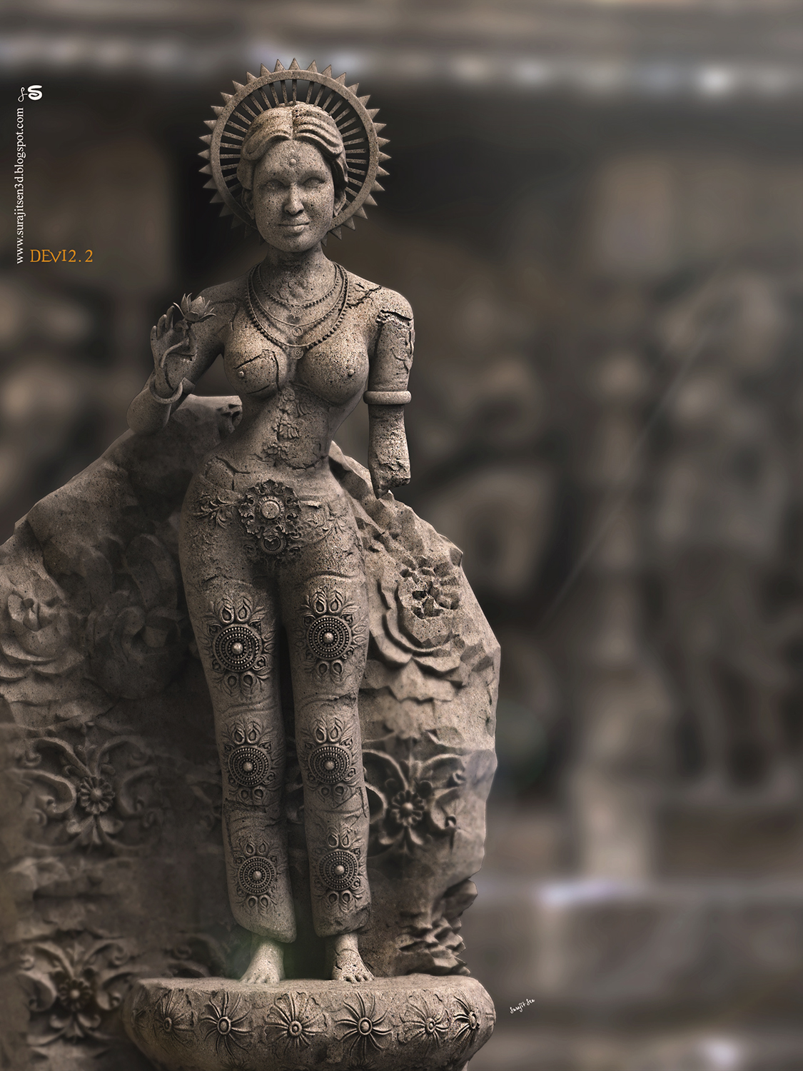Devi2.2_Digital_SCulpture_SurajitSen_Sept2020A